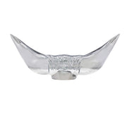 United Pacific Bull Horn Hood Ornament - Chrome