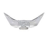 United Pacific Bull Horn Hood Ornament - Chrome