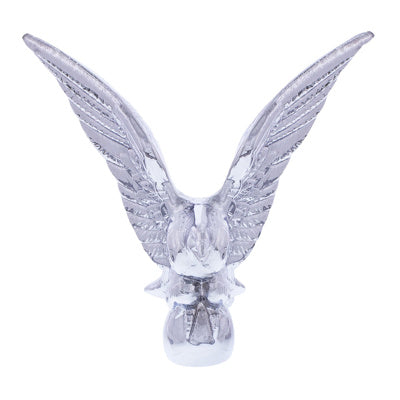 United Pacific American Eagle Hood Ornament - Chrome