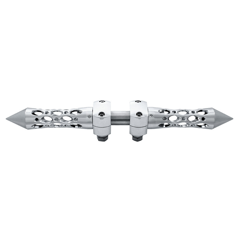 United Pacific Daytona Spike Hood Ornament Chrome 72026