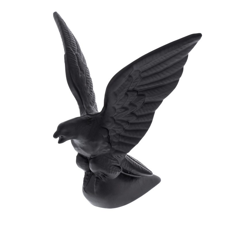 United Pacific Die-Cast American Eagle Hood Ornament Matte Black 72050