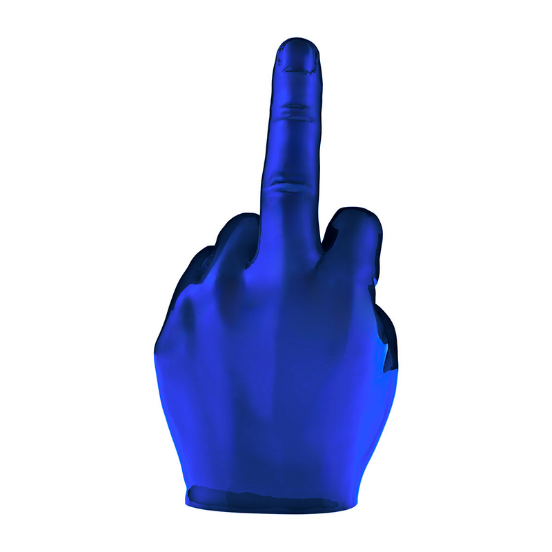 United Pacific Candy Color Finger Hood Ornament-Indigo Blue 72082