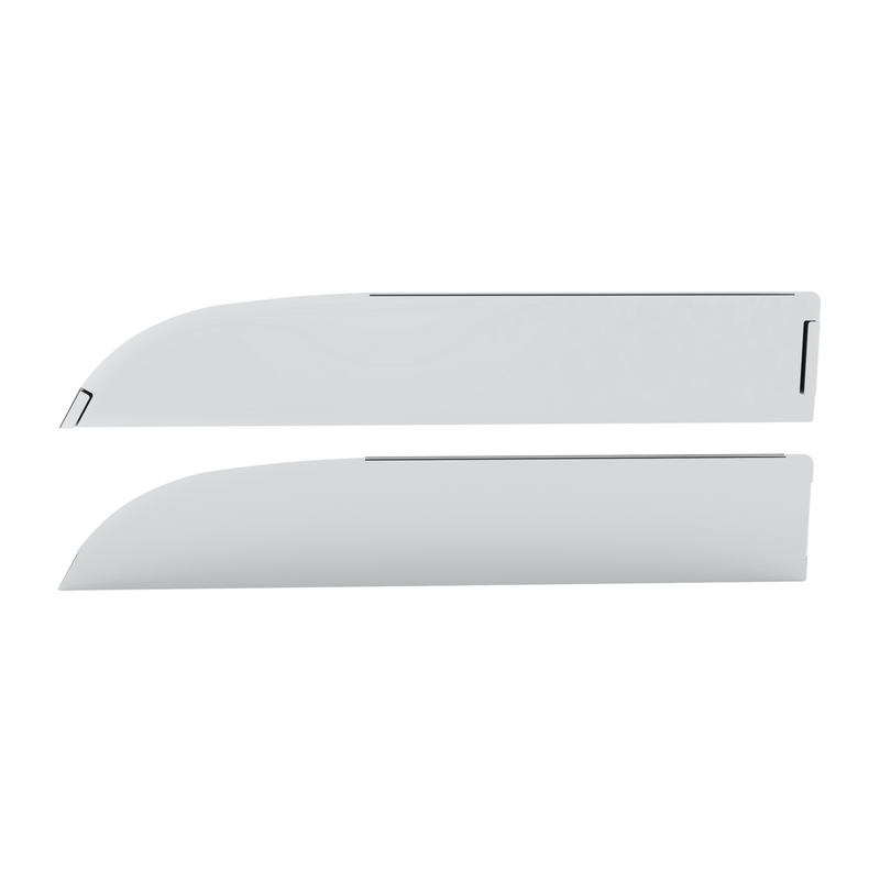 United Pacific 430 Stainless Steel 6" Chop Top Window Trim For 2012-2017 Peterbilt 567 & 579 (Pair) 73016
