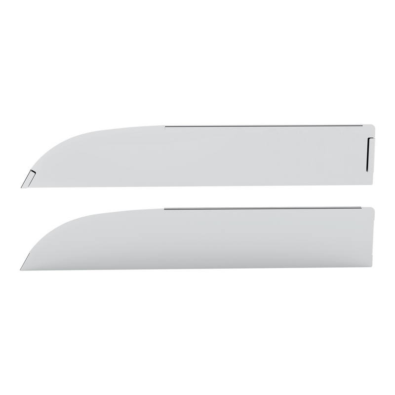 United Pacific 430 Stainless Steel 6" Chop Top Window Trim For 2012-2017 Kenowrth T680 & T880 (Pair) 73026