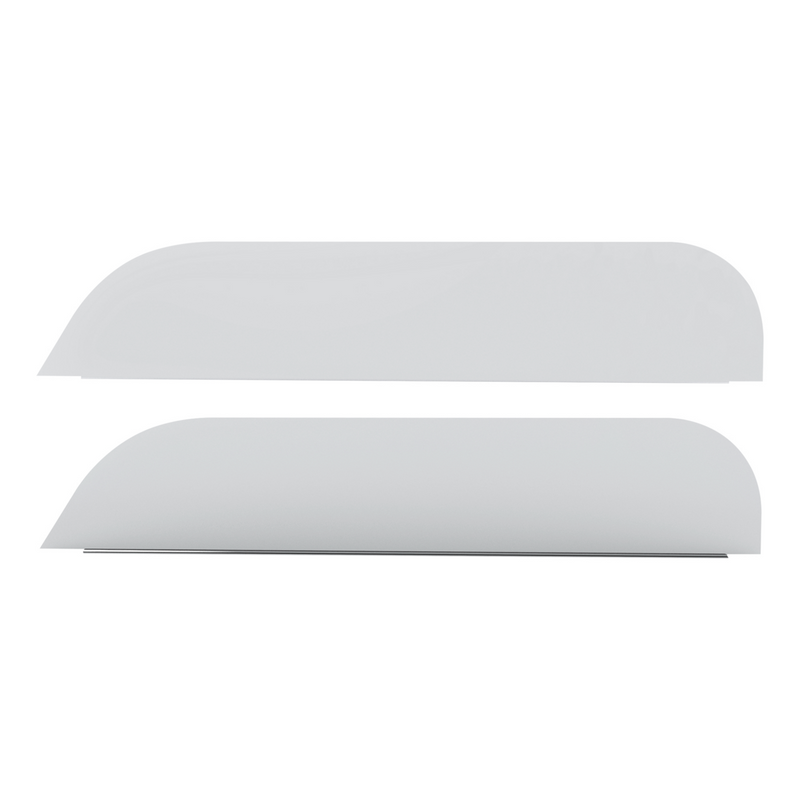 United Pacific 430 Stainless Steel 5.5" Chop Top Window Trim For 2021-2026 Western Star 49X SBA Low Roof (Pair) 73038