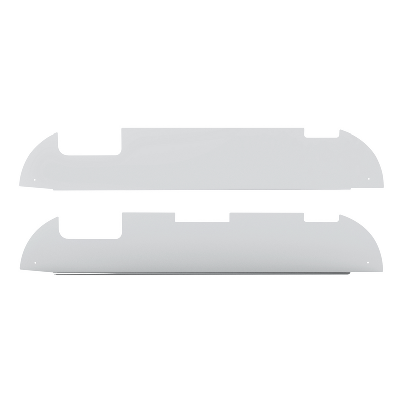 United Pacific 430 Stainless Steel 5" Chop Top Window Trim For 2006+ Mack Pinnacle CH (Pair) 73039