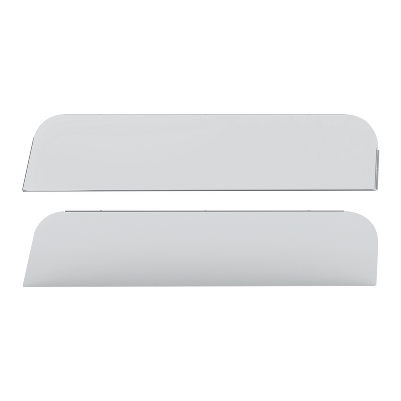 United Pacific 430 Stainless Steel 5" Chop Top Window Trim For 2019+ Mack Anthem, Pinnacle, Vision (Pair) 73040