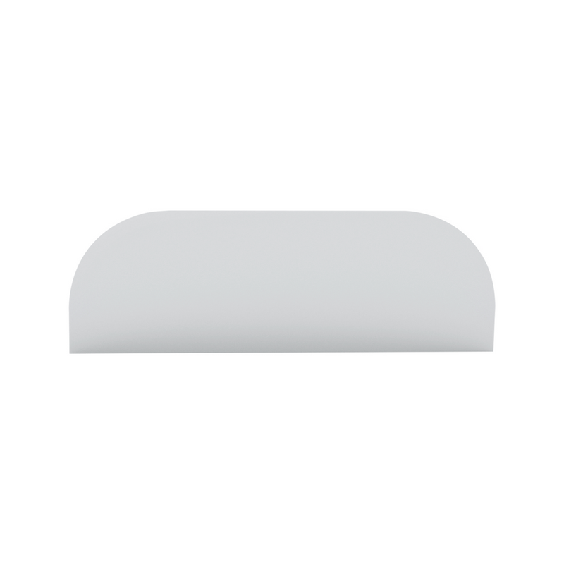 United Pacific 430 Stainless Steel 6" Chop Top Window Trim For 2024-2026 Peterbilt 589 Sleeper Door 73042