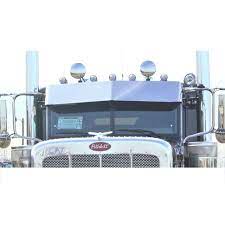 Phoenix Design Peterbilt 14" Wrap Around Blind Mount Flat Top Visor