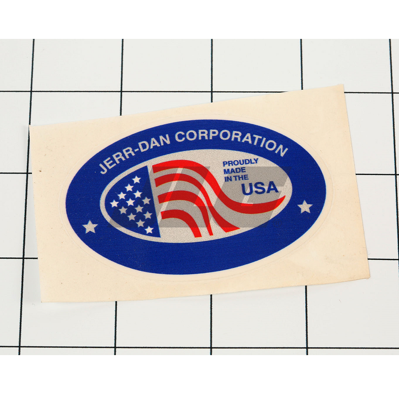 Jerr-Dan Decal Proudly Made In The USA 7330000143