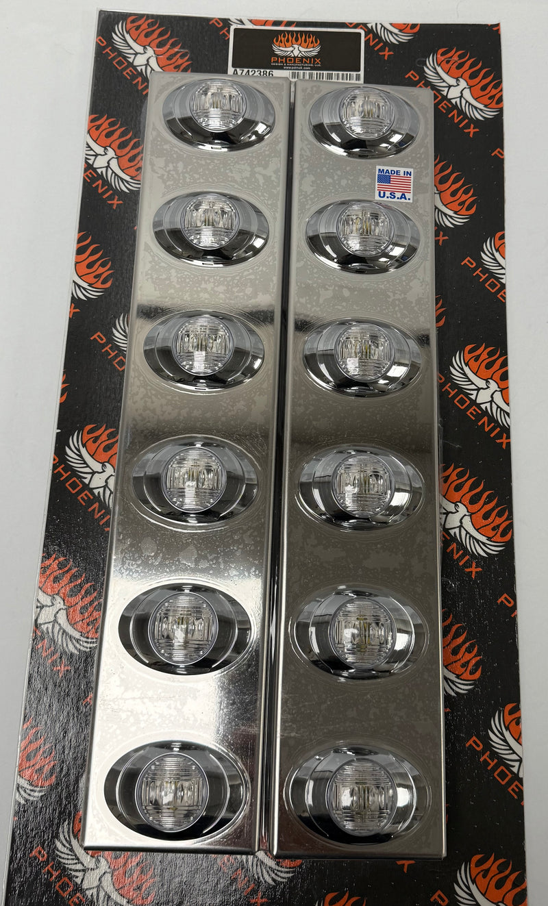 Phoenix Design Peterbilt 589 Front Breather Light Set