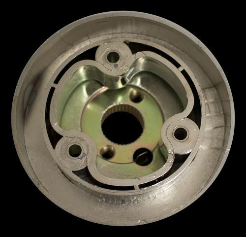 Steering Creations 3 Hole Steering Wheel Hub, Chrome Finish Fits Kenworth (2014 On) T680 & T880 (w/o Switches) Peterbilt (2014-On) 567, 579, 587
