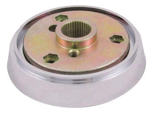 Steering Creations 3 Hole Steering Wheel Hub, Chrome Finish Fits International (Navistar) - All Models, Tilt & Telescopic