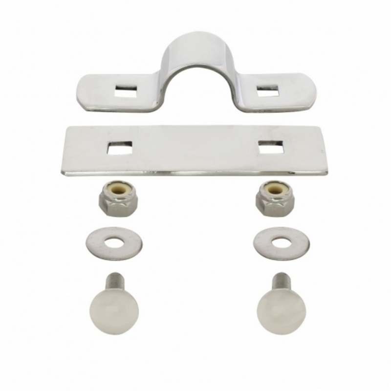 United Pacific Stainless Steel Bumper Guide Clamp 86053P