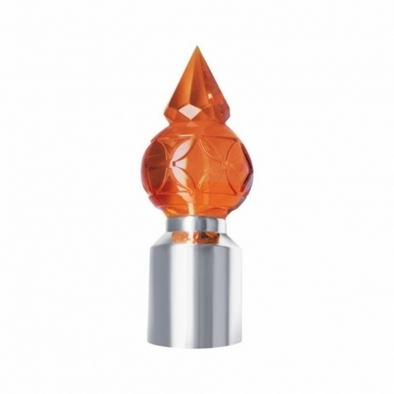 United Pacific Crystal Pyramid Ball Bumper Guide Top Amber (2-Pack) 86109