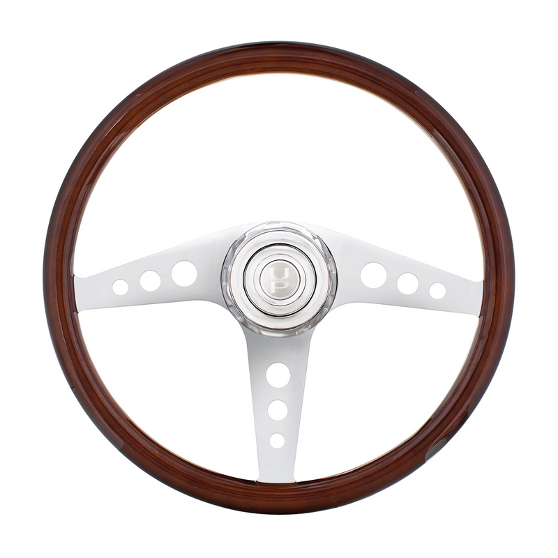 United Pacific 18" GT Steering Wheel With Hub & Horn Kit Freightliner 1989-July 2006 88134