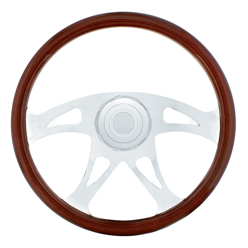 United Pacific 18" Boss Steering Wheel With Hub & Horn Kit International 88145