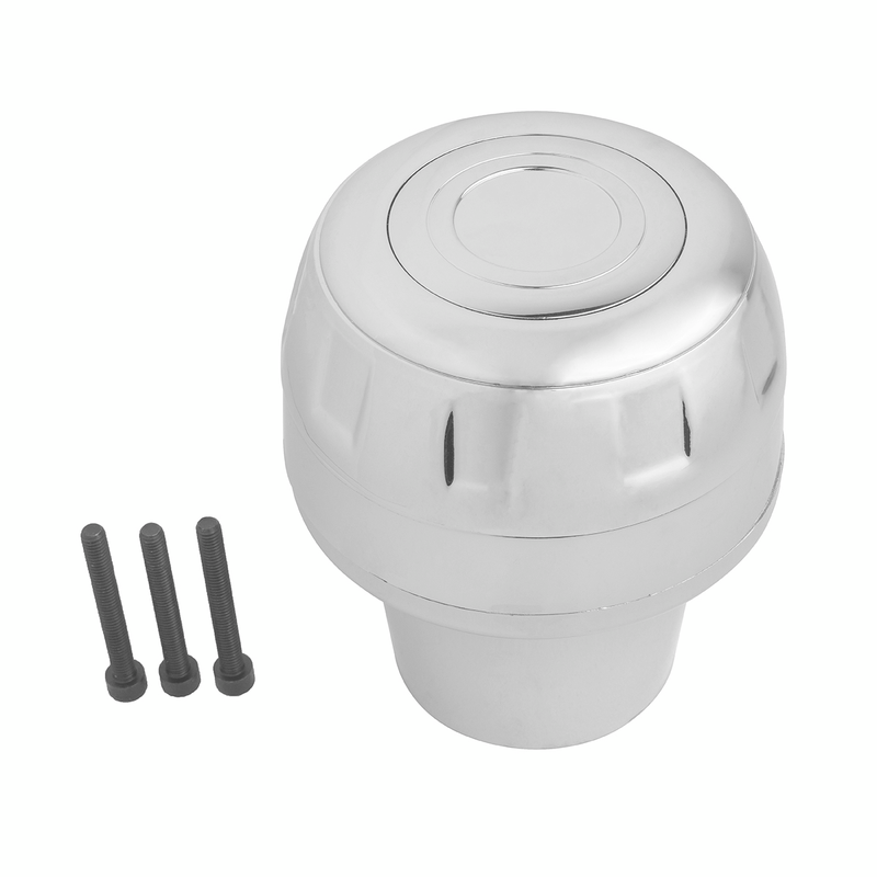 United Pacific Chrome Steering Wheel Hub & Horn Button Kit For 1989-2006 Freightliner 88212