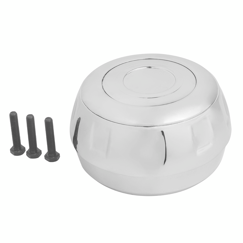 United Pacific Chrome Steering Wheel Hub & Horn Button Kit For 2000 or Older Navistar International 88213