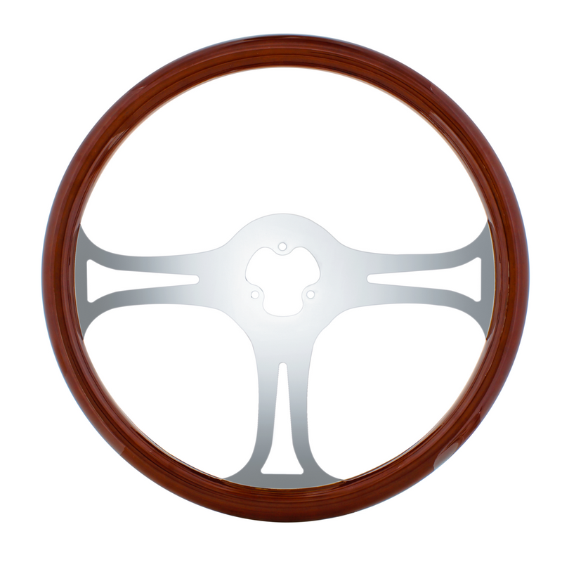 United Pacific 18" Chrome Blade Steering Wheel 88222