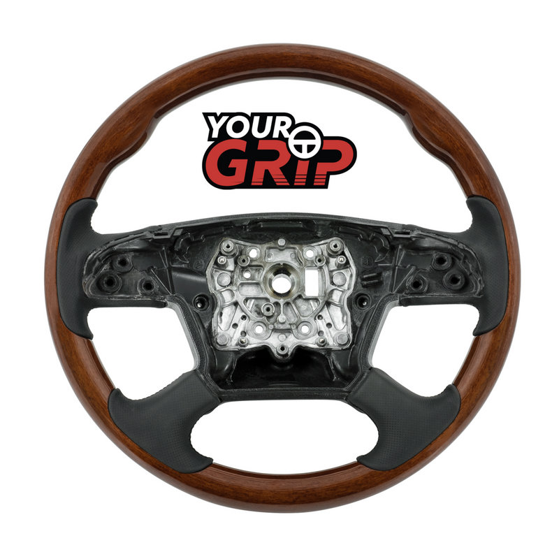 United Pacific 18" YourGrip Wood Steering Wheel For 2018-2026 Freightliner Cascadia 88395