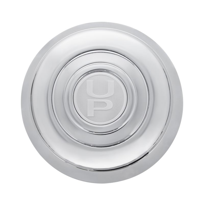 United Pacific Chrome Smooth Style Bezel & Horn Button 88462