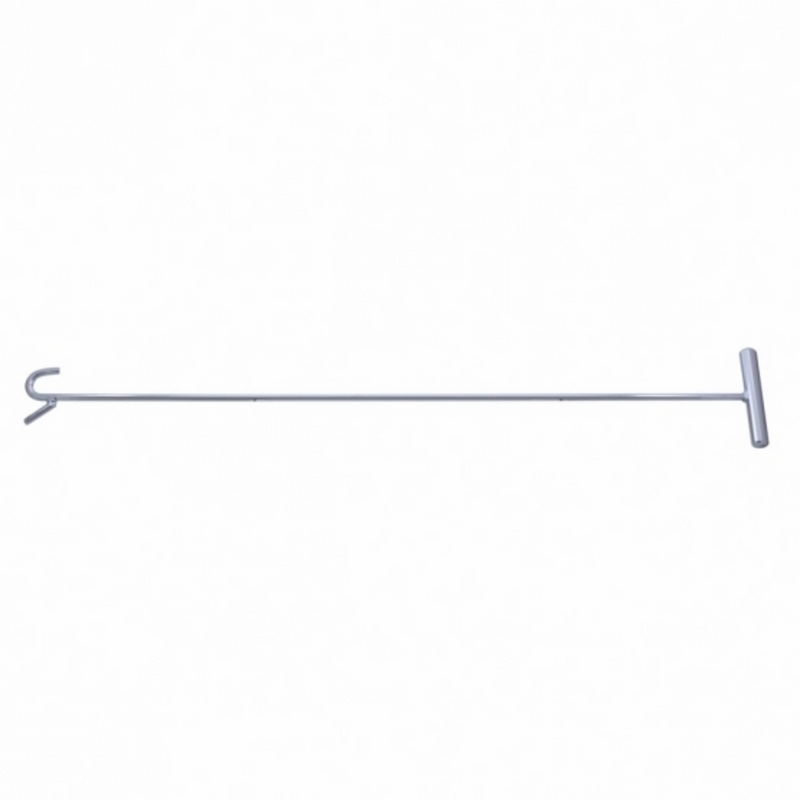 United Pacific Chrome 36" Long Fifth Wheel Pin Puller, S-Hook (Each) 90013