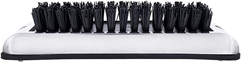 United Pacific Stainless Shoe/Boot Scraper with Nylon Brush