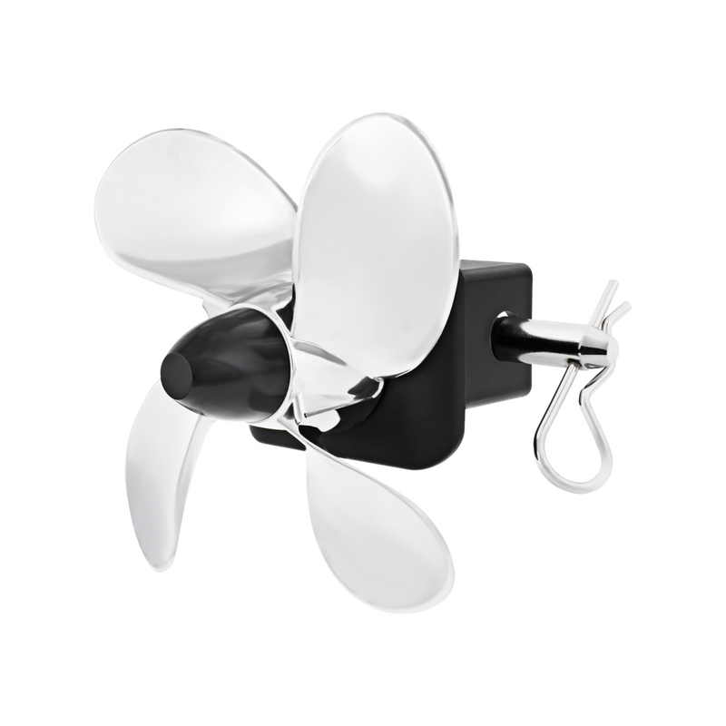 United Pacific Spinning Propeller Hitch Cover For 2" X 2" Trailer Hitch Receiver With Locking Pin 90060