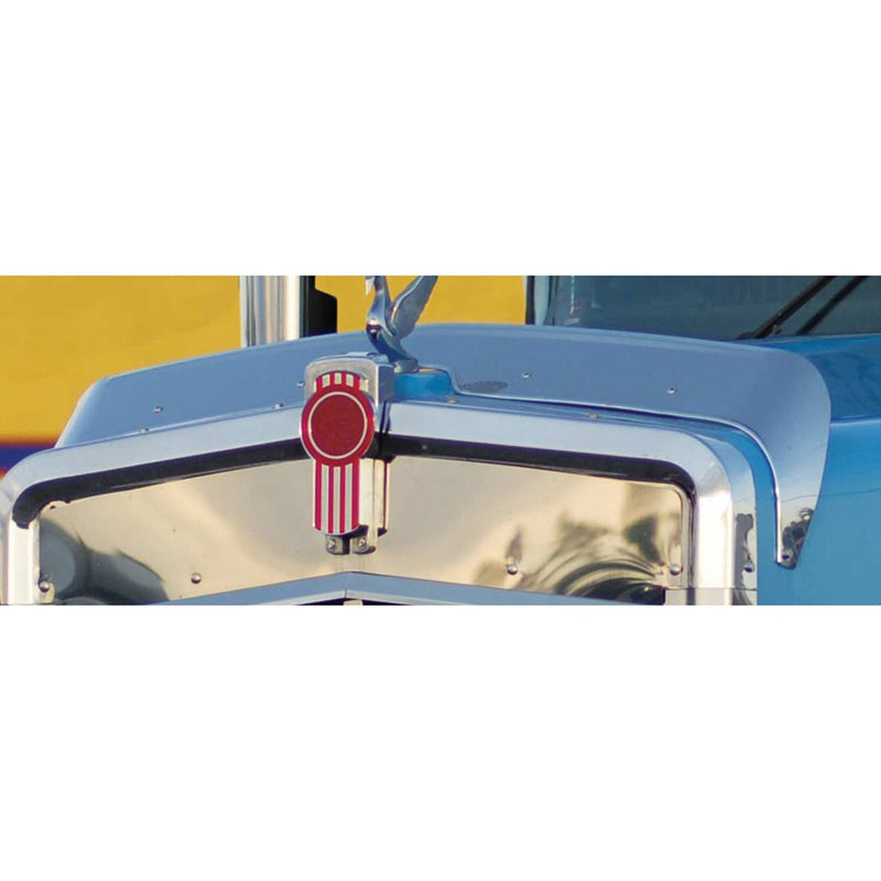 Trux Accessories Kenworth  - W900L - Hoodshield Bug Deflector (1989+)