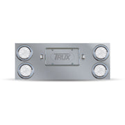 Trux Accessories Rear Center Panel with 4 x 4" (Red & Back-Up) & 2 License Light LEDs