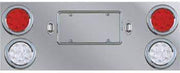 Trux Accessories Rear Center Panel with 2 x 4" (Red & Back-Up), 2 x 4" Clear Red & 2 License Light LEDs