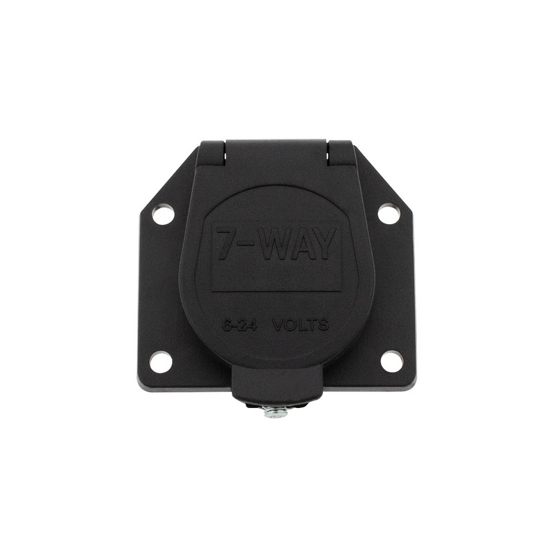 United Pacific Round 7-Way Male Connector Flat Pin 90503