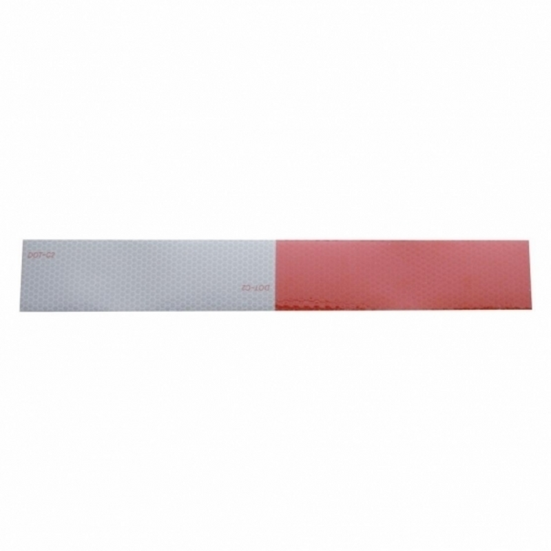 United Pacific Reflexite Conspicuity Reflector Tape 6" White/6" Red 90611