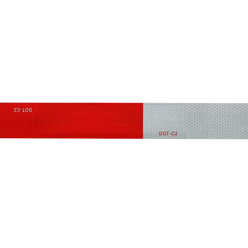 United Pacific DOT-C2 Conspicuity Reflective Tape 7" White/11" Red 90612