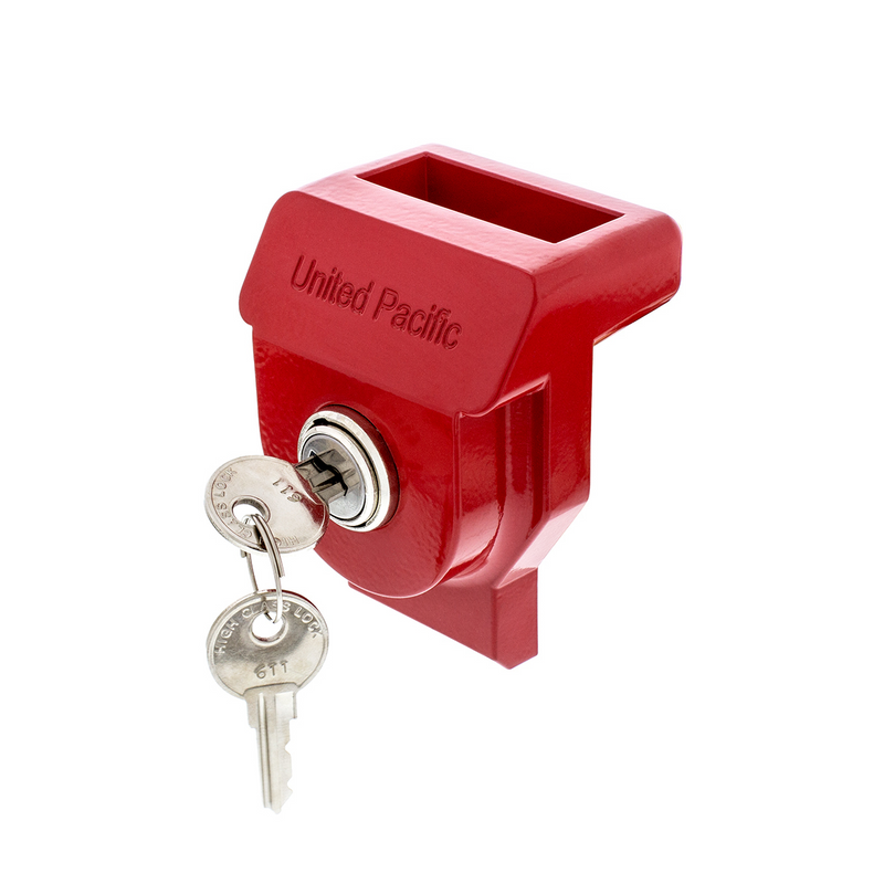 United Pacific Heavy Duty Aluminum Gladhand Lock Red 90619