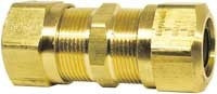 Union Compression Brass Air Brake Fitting, 5/32in