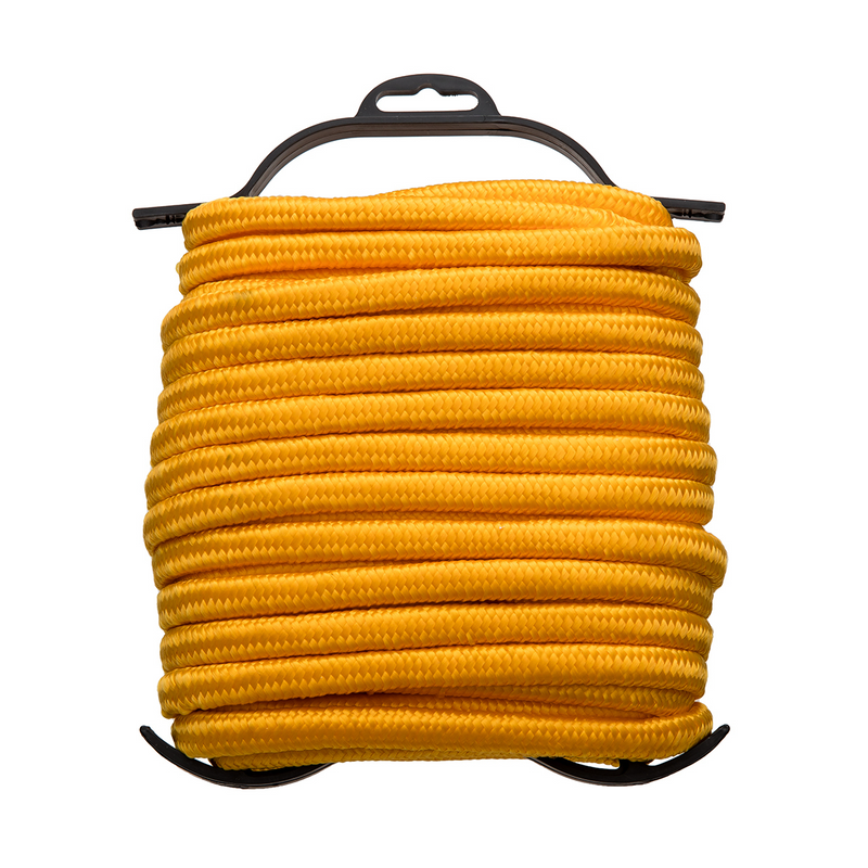 United Pacific 3/8" x 50' 16-Strand Double Braided Polypropylene Rope 92040