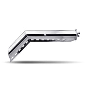 Trux Accessories 30" 45° Mudflap Hanger with 1 1/8" Spacing - Chrome