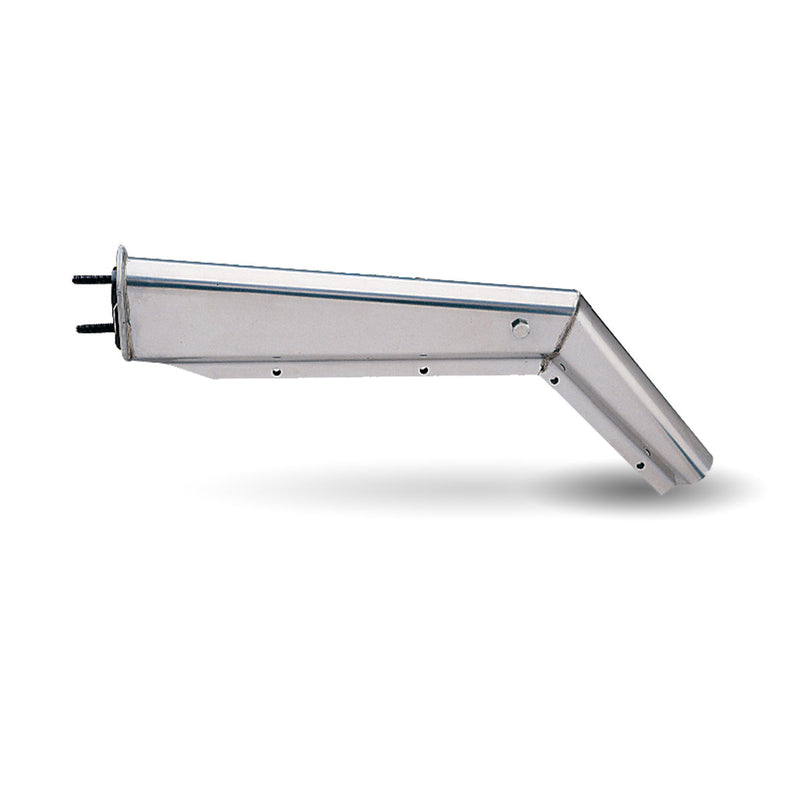 Trux Accessories 28 1/2" 45* Heavy Duty Mudflap Hanger with 2 1/2" Spacing - Stainless Steel