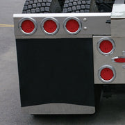Trux Accessories 24" Welded Stud Chrome Bottom Mud Flap Weight