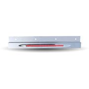 Trux Accessories Top Flap Light Bar with Clear Red Flatline Marker LED