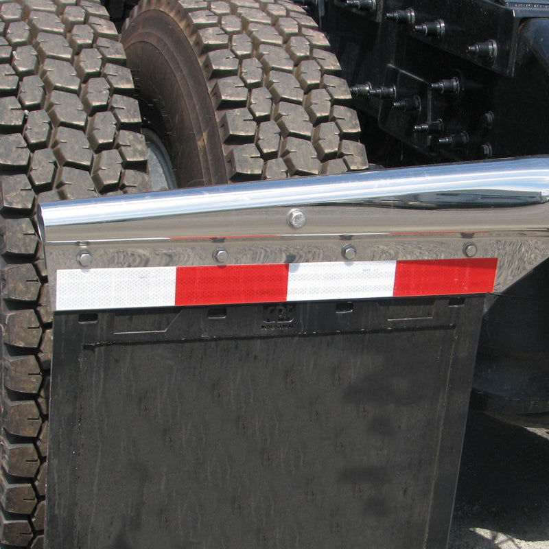 Trux Accessories Straight Aluminum Reflector Strip with 3M Reflector