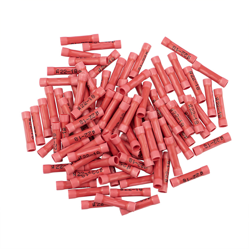United Pacific 22-18 AWG Vinyl Butt Connector (100-Pack) 98000