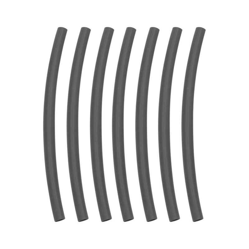 United Pacific 3/16" I.D. Black Heat Shrink Tubing, 4" Long (7-Pack) 98016