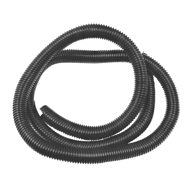 United Pacific 3/4" I.D. Black Flex-Guard Convoluted Split Seam Tubing, 5 Ft. 98031