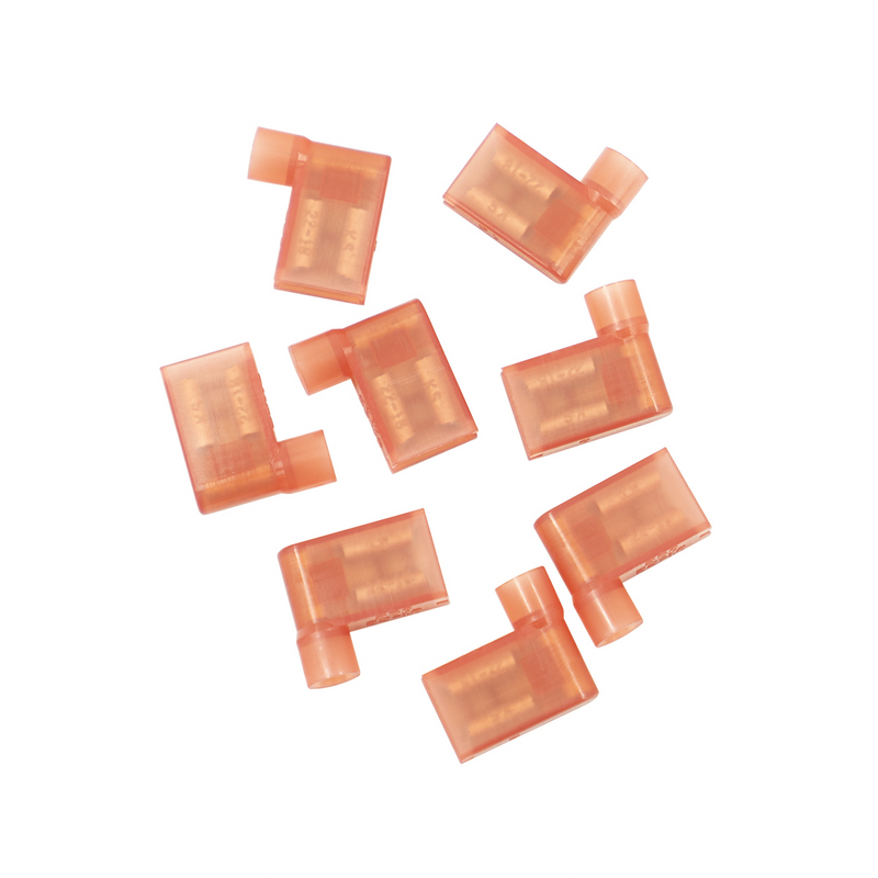 United Pacific 22-18 AWG .250 Tab Nylon Flag Terminal (8-Pack) 98049