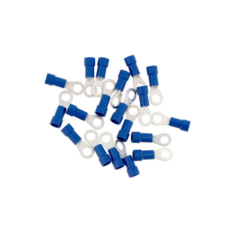 United Pacific 16-14 AWG #10 Stud Vinyl Ring Terminal (19-Pack) 98063
