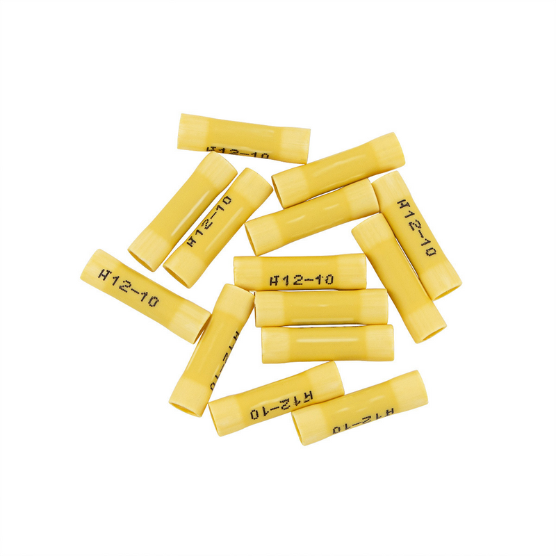 United Pacific 12-10 AWG Vinyl Butt Connector (14-Pack) 98072