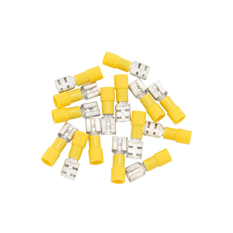United Pacific 12-10 AWG .250 Tab Vinyl FM Disconnect (15-Pack) 98074